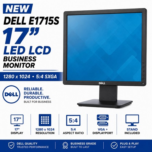 New dell e1715s led lcd - 17",
